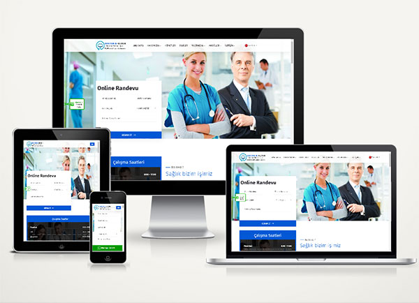 Doktor / Klinik Web Sitesi Paketi Line