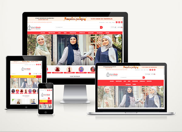 E-Ticaret Giyim Moda Web Paketi Hijab